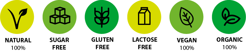 plant based drinks icons